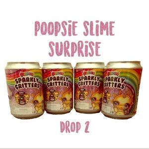 ⭐️ 4 Poopsie Slime Surprise Sparkly Critters ⭐️